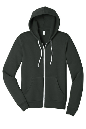 BELLA+CANVAS Unisex Sponge Fleece Full-Zip Hoodie