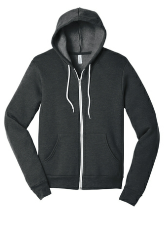 BELLA+CANVAS Unisex Sponge Fleece Full-Zip Hoodie