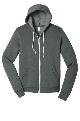 BELLA+CANVAS Unisex Sponge Fleece Full-Zip Hoodie