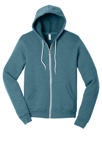 BELLA+CANVAS Unisex Sponge Fleece Full-Zip Hoodie