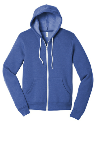 BELLA+CANVAS Unisex Sponge Fleece Full-Zip Hoodie