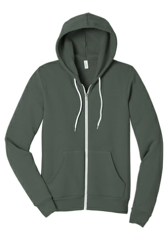 BELLA+CANVAS Unisex Sponge Fleece Full-Zip Hoodie