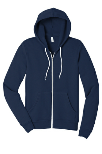 BELLA+CANVAS Unisex Sponge Fleece Full-Zip Hoodie
