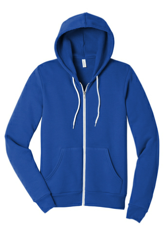 BELLA+CANVAS Unisex Sponge Fleece Full-Zip Hoodie