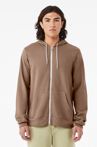 BELLA+CANVAS Unisex Sponge Fleece Full-Zip Hoodie