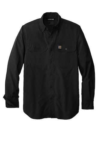 Carhartt Force Solid Long Sleeve Shirt CT105291 in Black