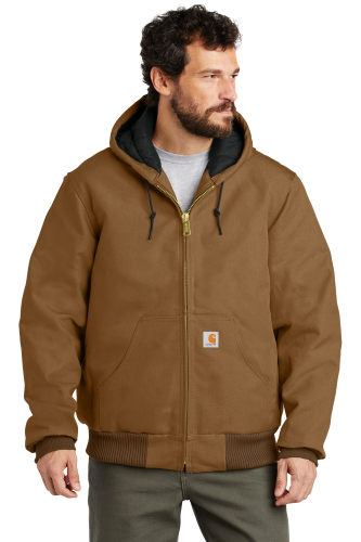 Carhartt Quilted-Flannel-Lined Duck Active Jacket CT106677