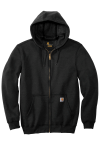 Midweight Hooded Zip-Front Sweatshirt