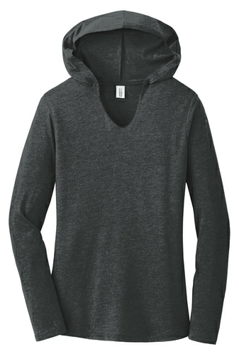 District made ladies 2024 lightweight fleece hoodie