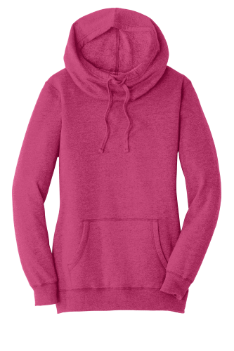 District made ladies lightweight fleece hoodie cheap