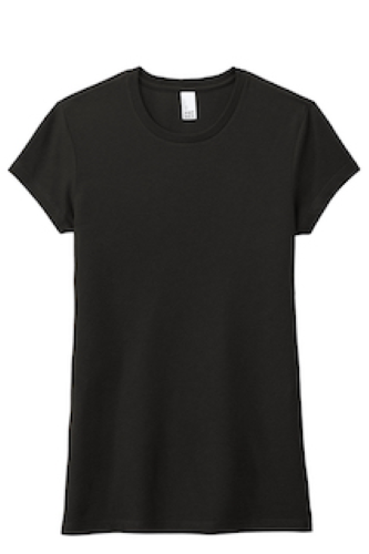 Women’s Fitted Perfect Tri Tee in Black