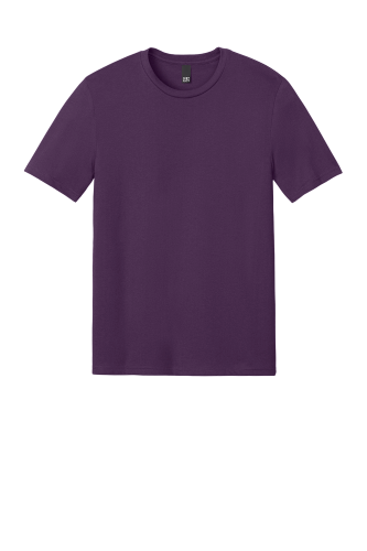 District Perfect Weight CVC Tee DT184 in Blackberry