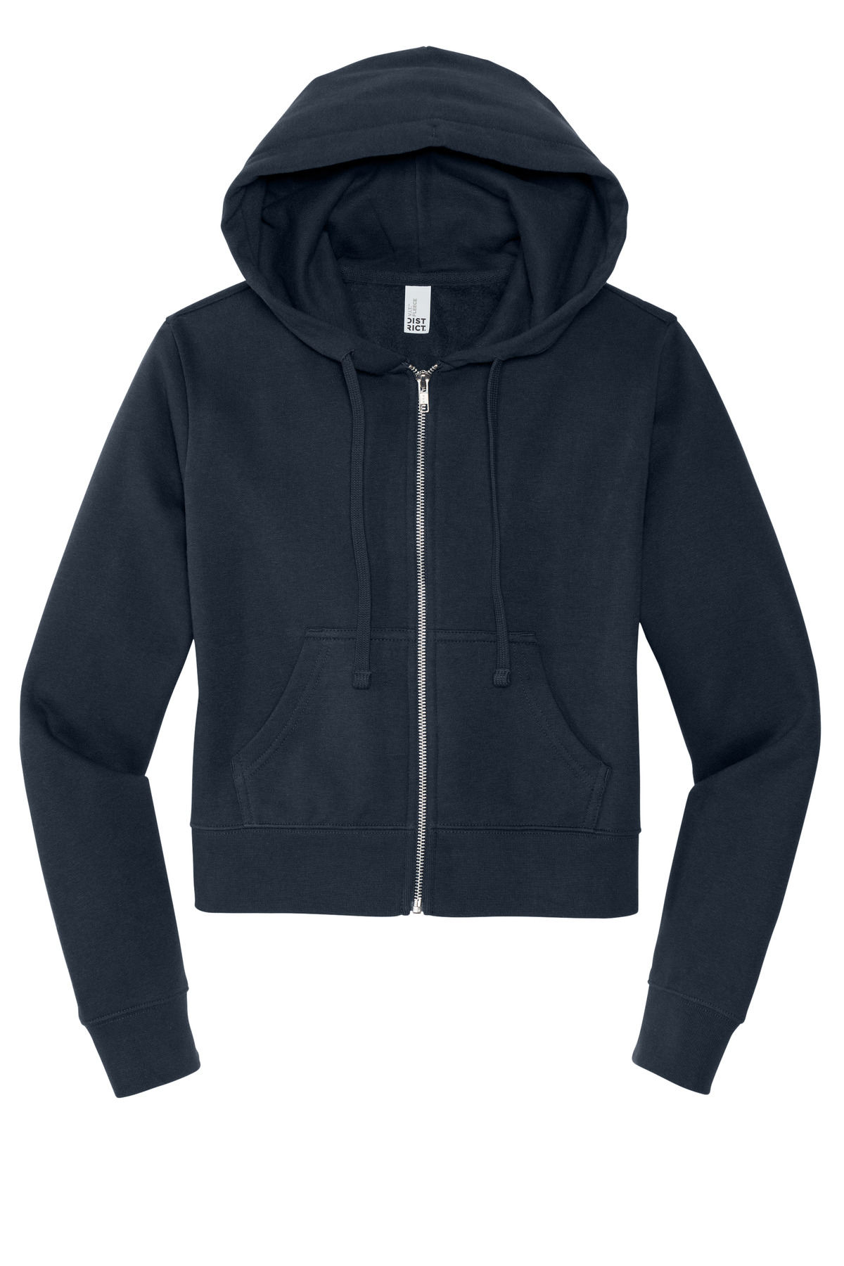 District Women's V.I.T. Fleece Full-Zip Hoodie DT6103 | Creative