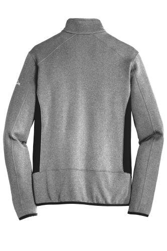 Eddie Bauer Full Zip Heather Stretch Fleece Jacket Michigan