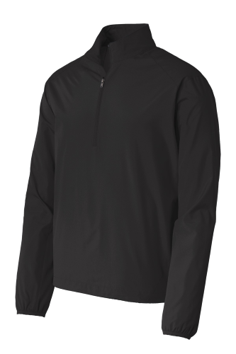 Port Authority Zephyr 1/2-Zip Pullover in Black