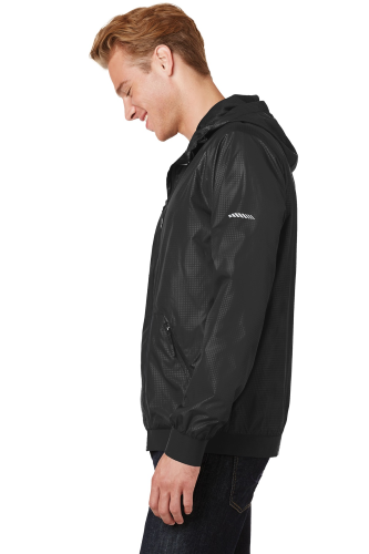 Sport Tek Embossed Hooded Wind Jacket Papa s Sports Custom