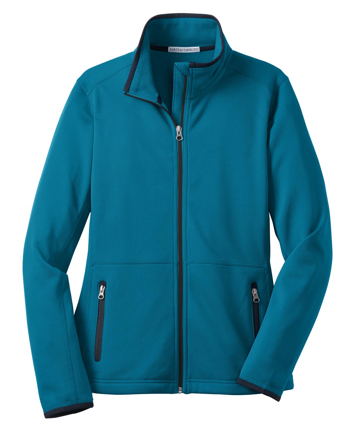 Pique fleece jacket top