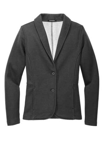 Ladies fleece blazer top