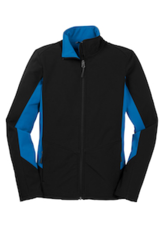 L318 Port Authority Ladies Core Colorblock Soft Shell Jacket Black ...