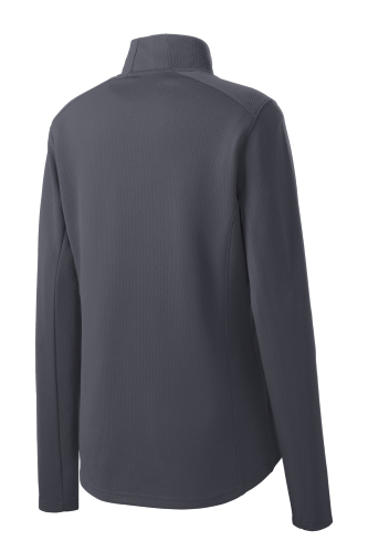 Sport-Tek Ladies Sport-Wick Textured 1/4-Zip Pullover | The