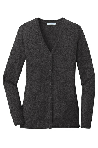 Women's marled cardigan top
