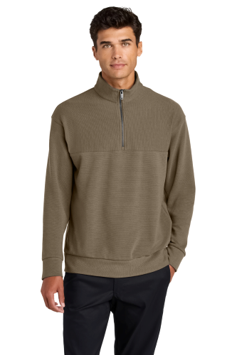 Mercer+Mettle Linear Texture 1/4-Zip MM3040