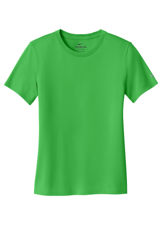 Nike Ladies Swoosh Sleeve rLegend Tee NKDX8734 in AppleGreen