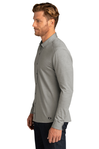 OGIO Code Stretch Long Sleeve Button-Up | Zebra Year round