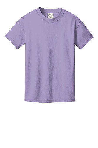 Port & Company Youth Pigment-Dyed Tee in Amethyst