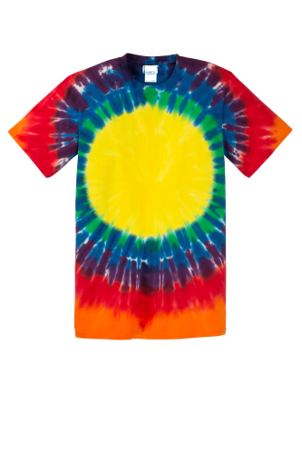 Port & Company -Essential Window Tie-Dye Tee in Rainbow