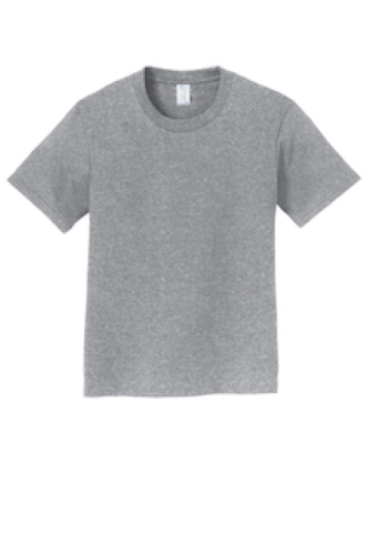 Port & Company Youth Fan Favorite Tee in Athletic Hthr