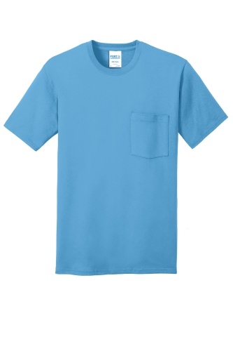Port & Company 5.4-oz 100% Cotton Pocket T-Shirt