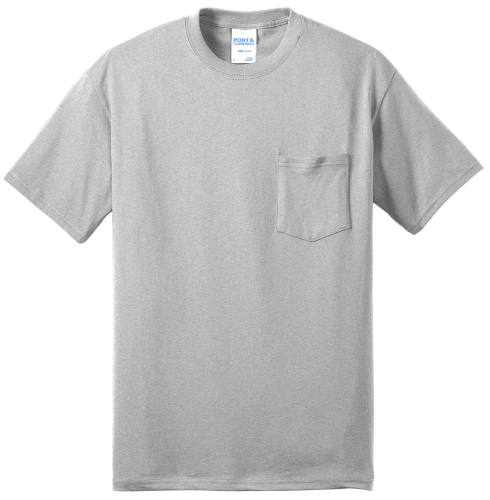Port & Company Tall 50/50 Cotton/Poly T-Shirt with Pocket