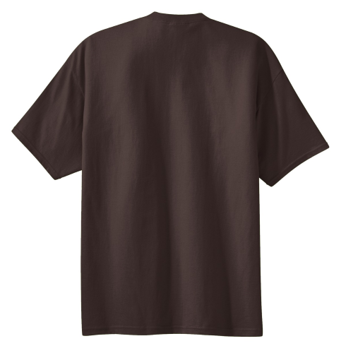Port & Company Men's Essential Heavyweight T-Shirt - 6.1 Oz Cotton Tee, Classic Fit, RED, 2XL