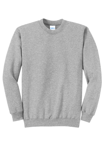 Adult crewneck sweatshirt in Athletic Heather
