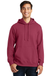 Garnet 7- Port & Company Fan Favorite Fleece Pullover Hooded Sweatshirt