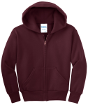 Youth Full-Zip Hooded Sweatshirt