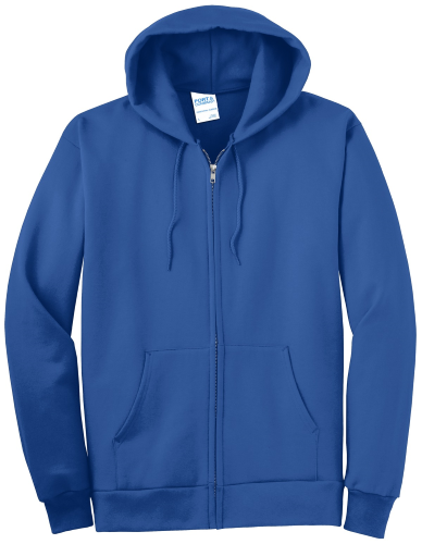 Port & Co Essential Fleece Full-Zip Hooded Sweatshirt