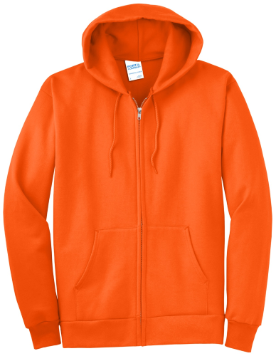 Port & Co Essential Fleece Full-Zip Hooded Sweatshirt