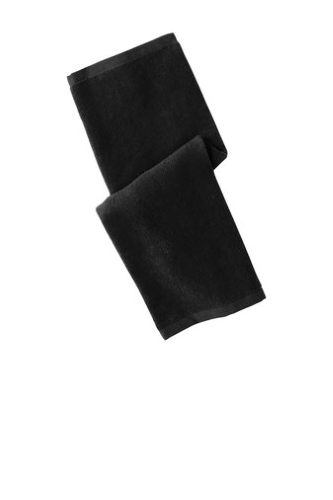 Port & Company Fingertip Towel in Black