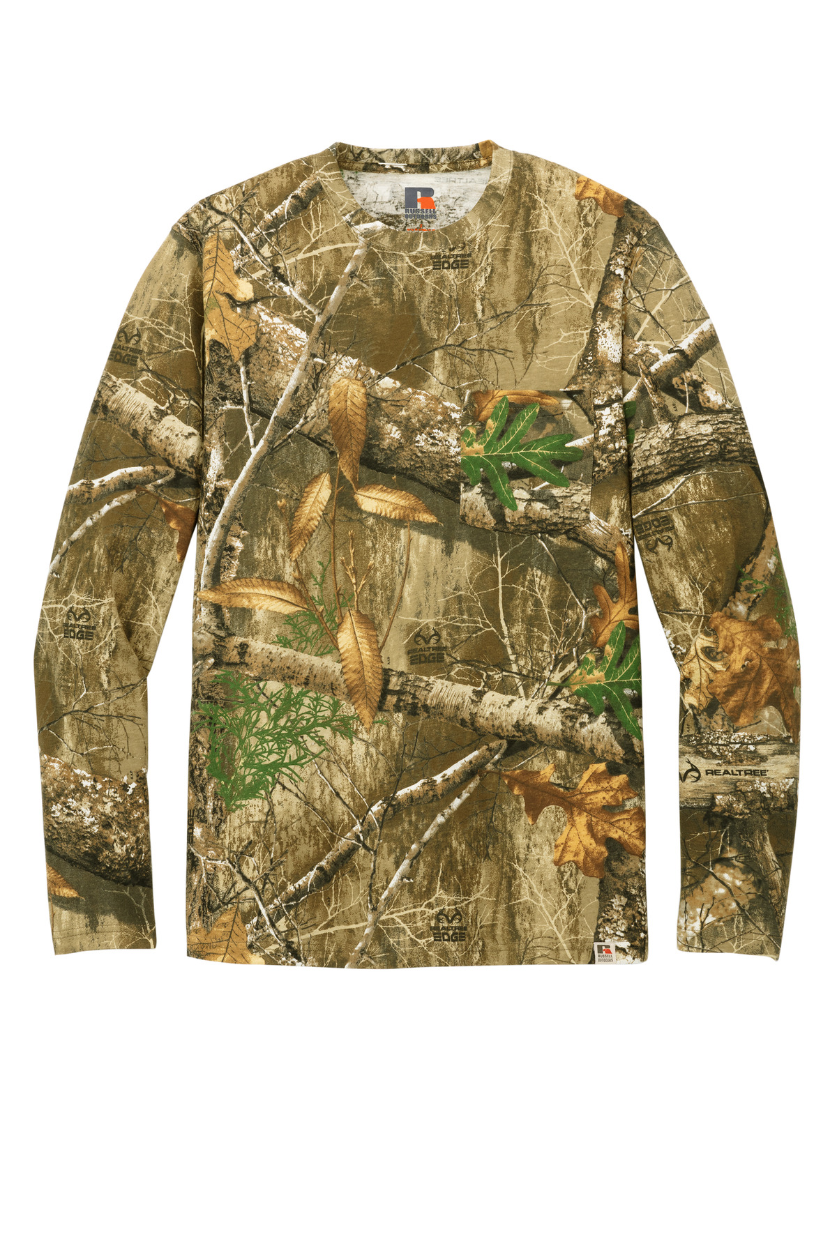 Russell Outdoors Realtree Long Sleeve Pocket Tee RU100LSP | Idle Time  Creations Sales