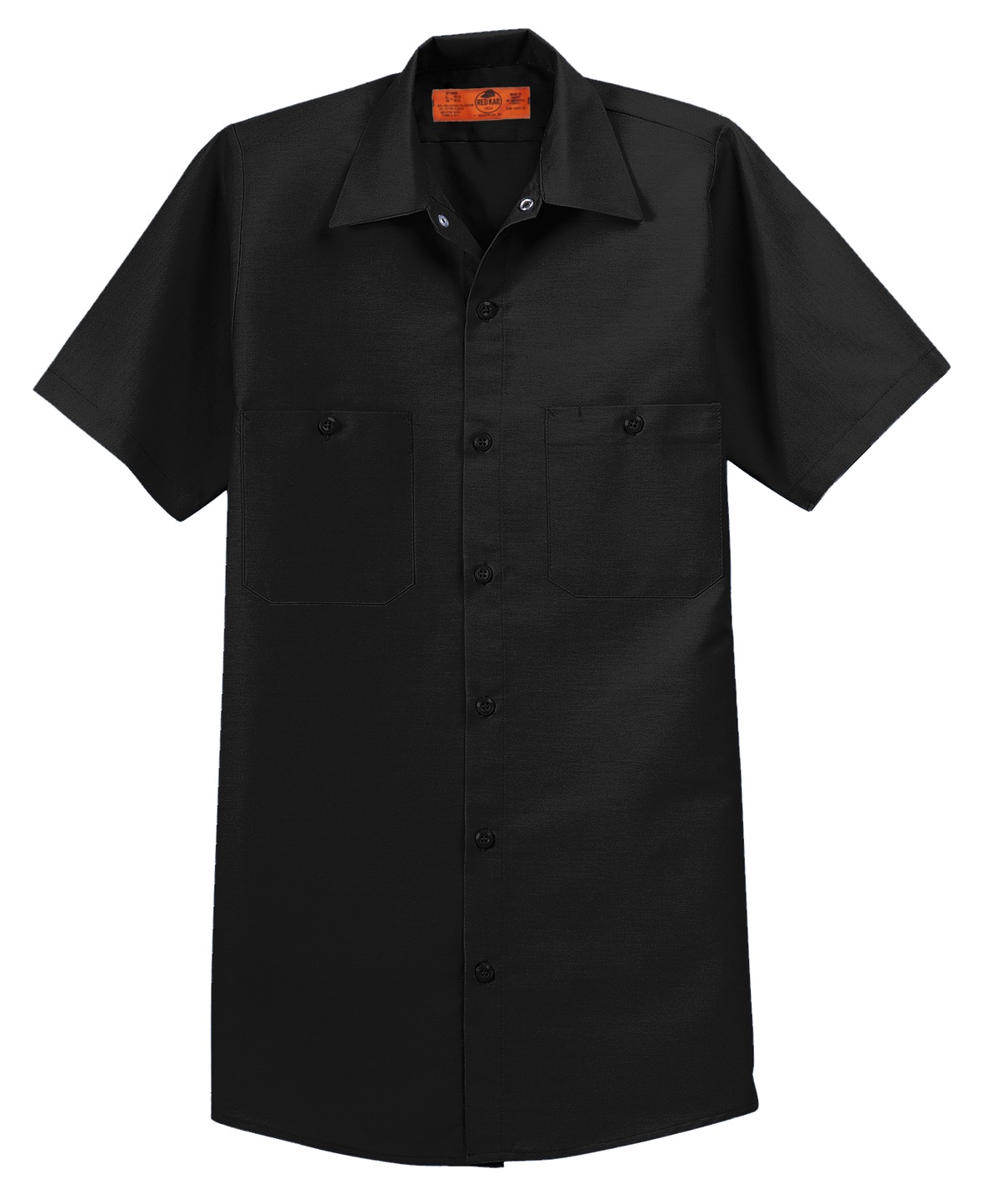 Red Kap Long Size, Short Sleeve Industrial Work Shirt