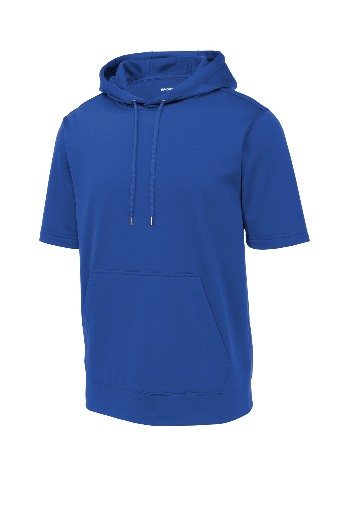 Sport tek short on sale sleeve hoodie