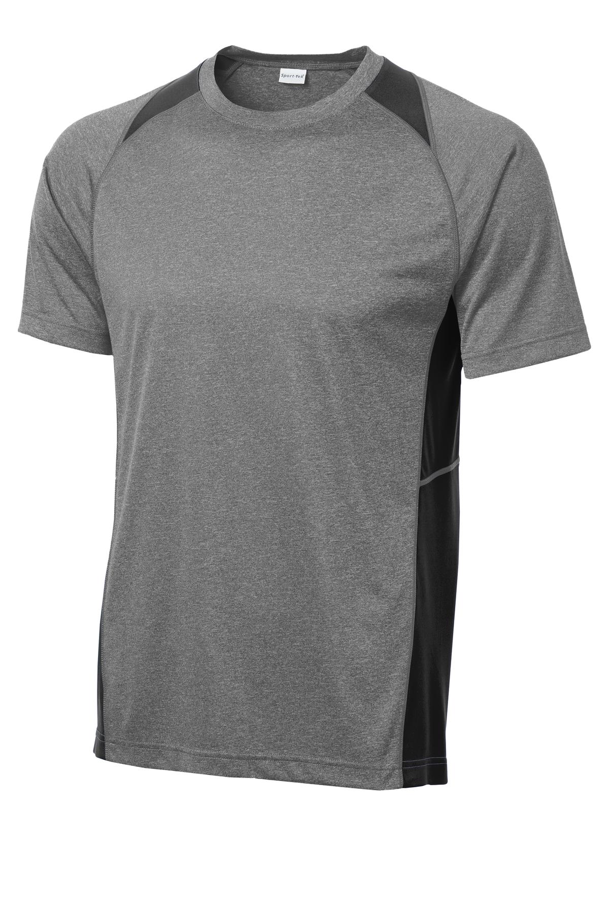 Sport-Tek Heather Colorblock Contender Tee | AxelRad