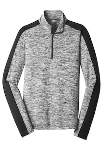 Sport-Tek PosiCharge Electric Heather Colorblock 1/4-Zip Pullover