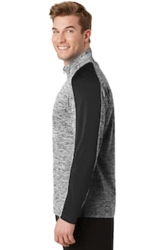 Sport-Tek PosiCharge Electric Heather Colorblock 1/4-Zip