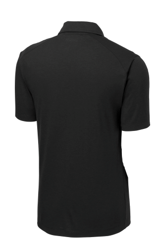 Mens Tri-Blend Wicking Polo Black Triad So | TCC 2050 3M
