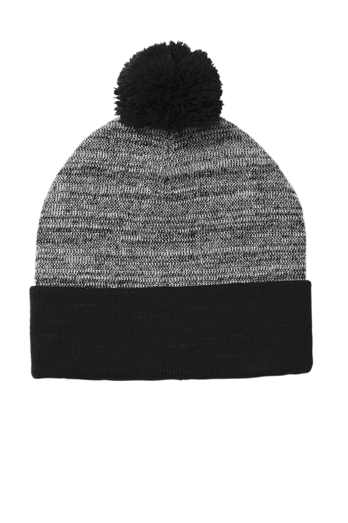 Sport Tek Heather Pom Pom Beanie Ink Alley Screen Printing