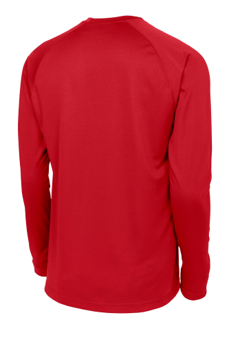 True Red Sport-Tek Dry Zone Long Sleeve Raglan T-Shirt - fugink.com
