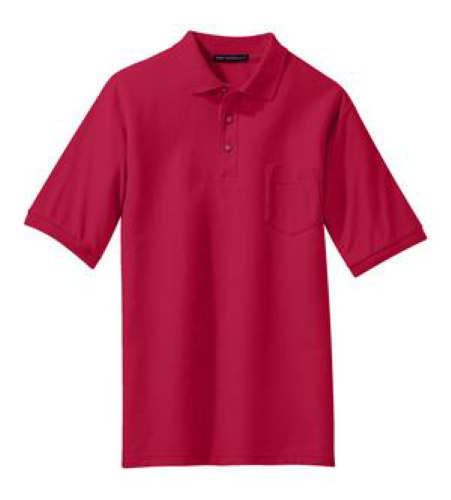 Port Authority Tall Silk Touch Polo with Pocket